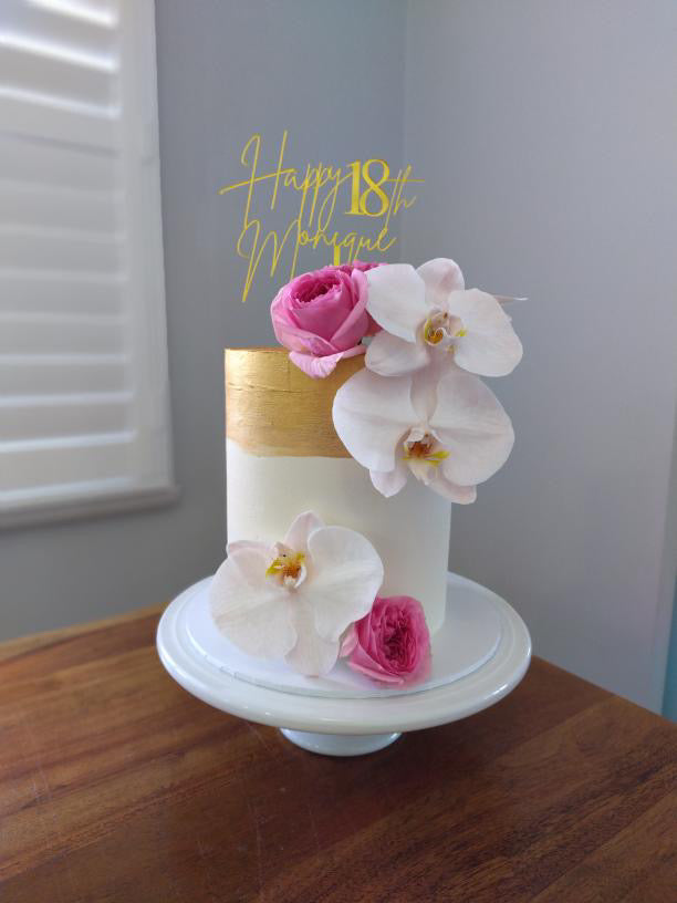 Cake Topper - Single layer