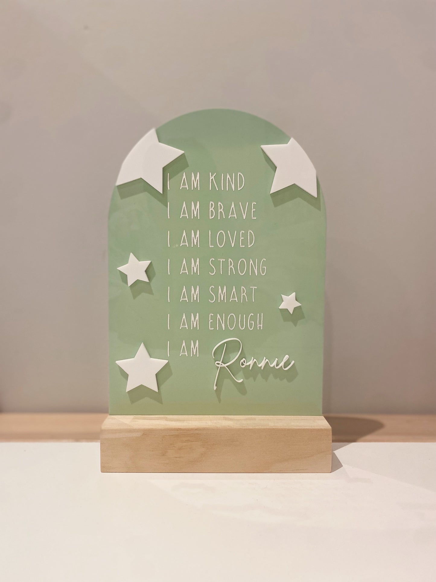 Affirmation Plaque