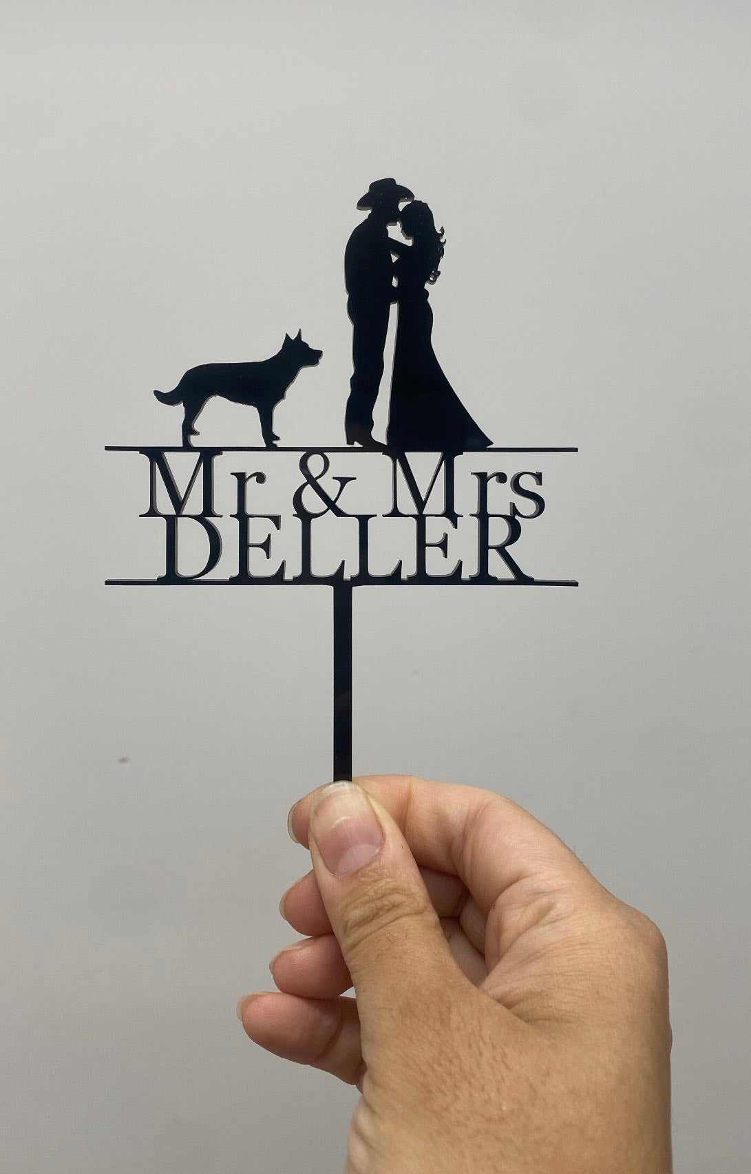 Cake Topper - Single layer