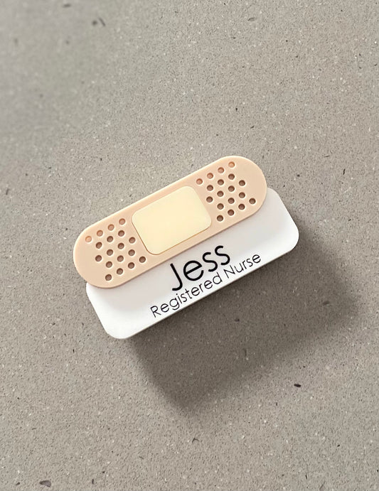 Bandaid Name Badge