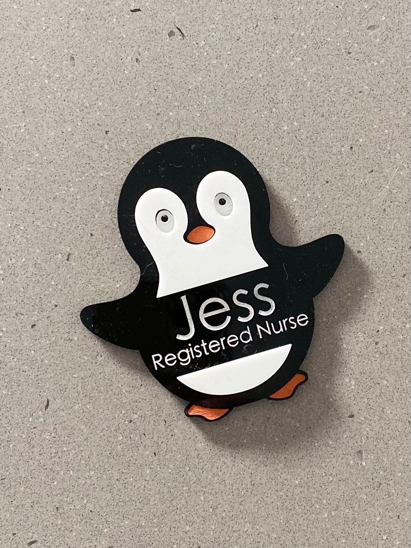 Penguin Name Badge