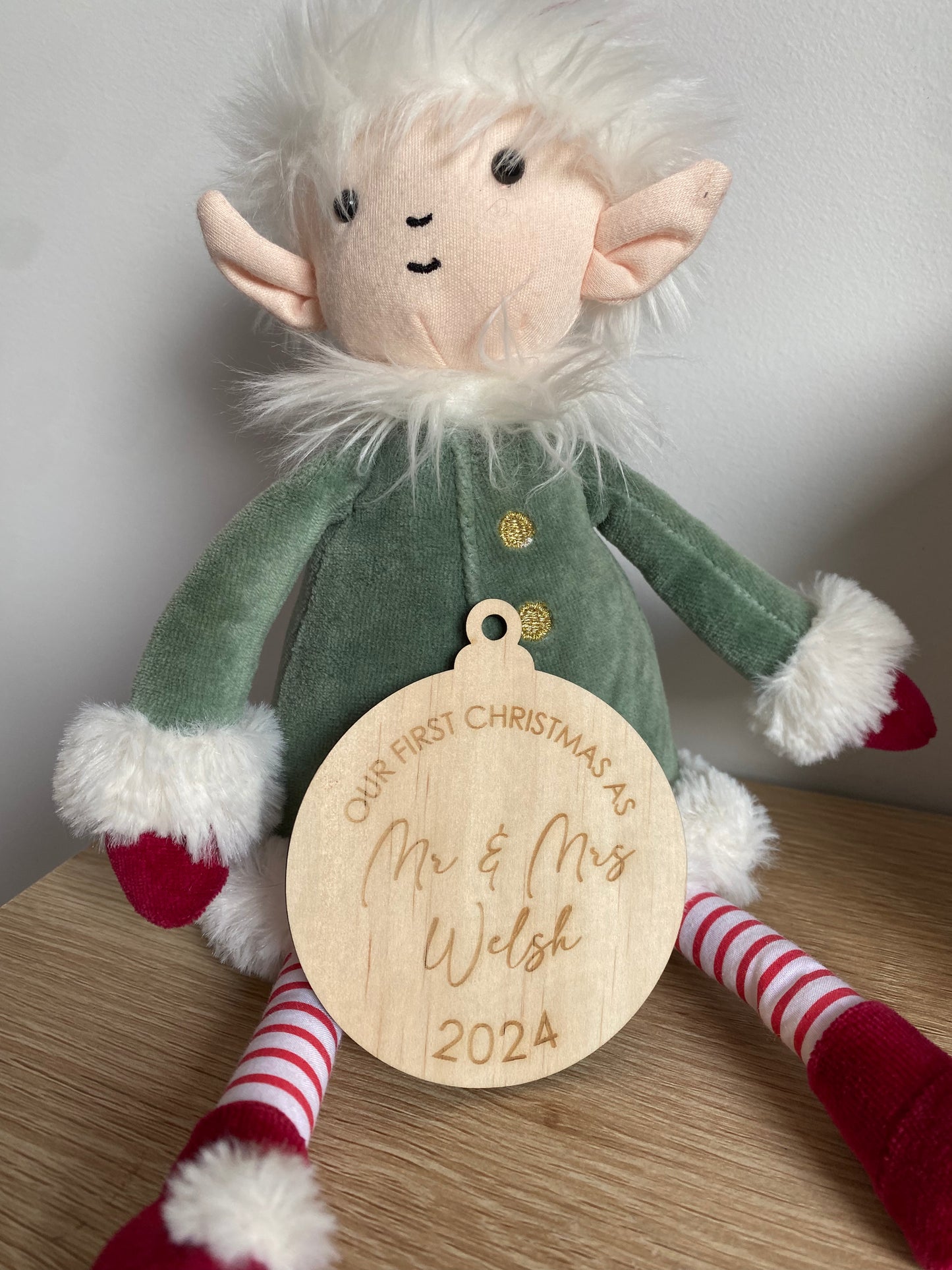 Mr & Mrs Christmas Ornament