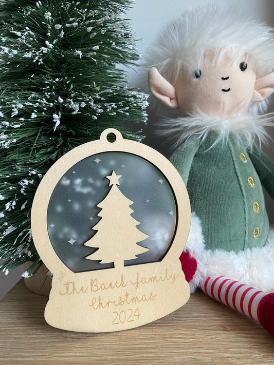 Snow Globe Christmas Ornament