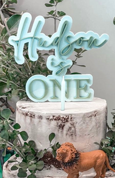 3D Age Cake Topper