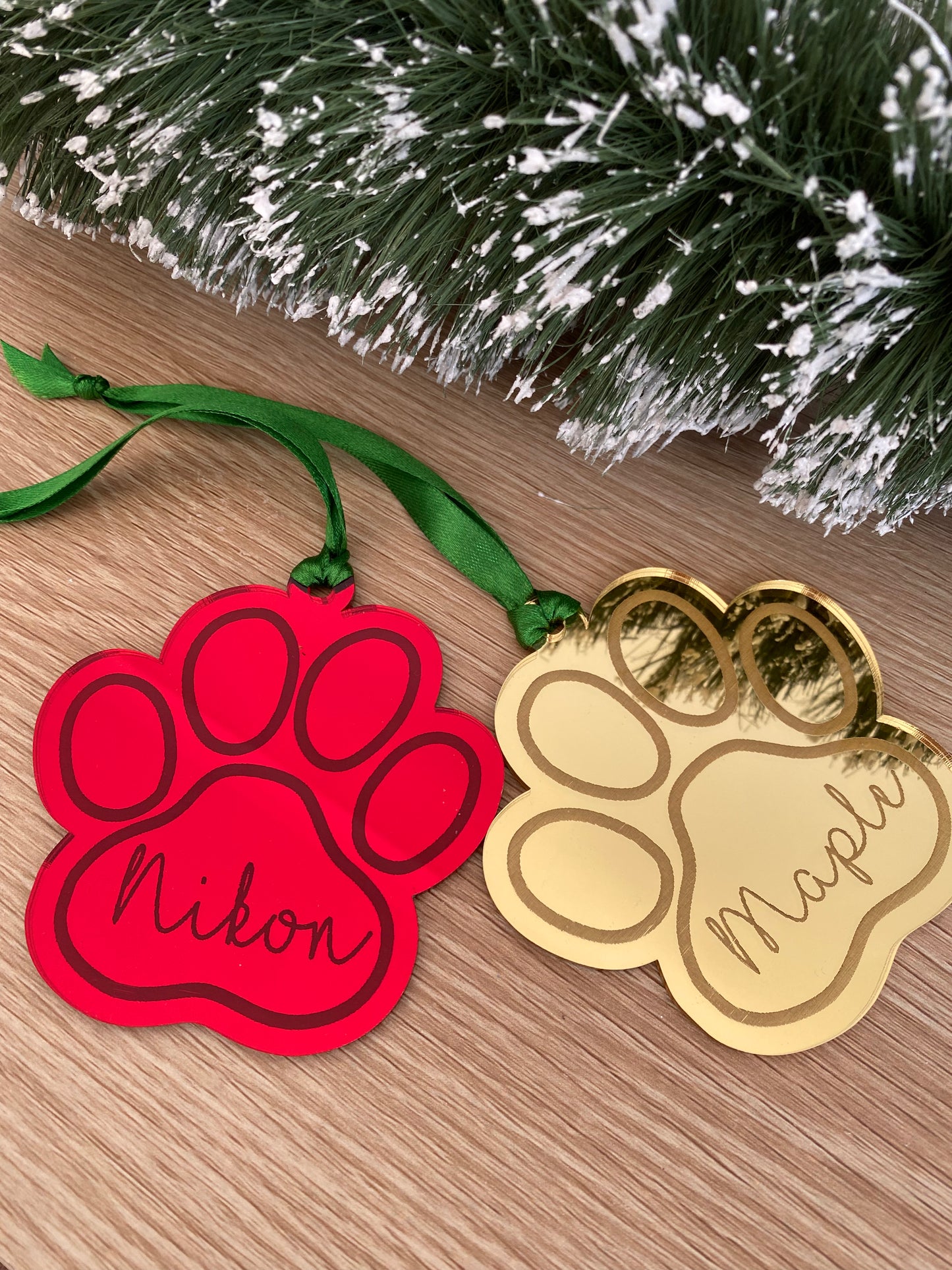 Christmas Paws Ornament