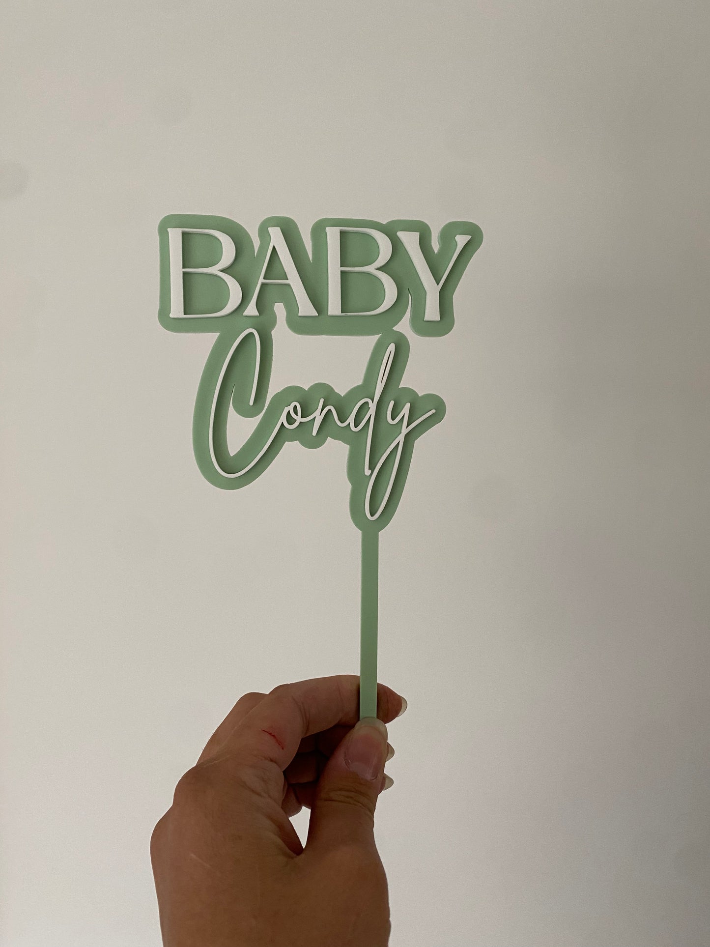 Baby Shower Cake Topper