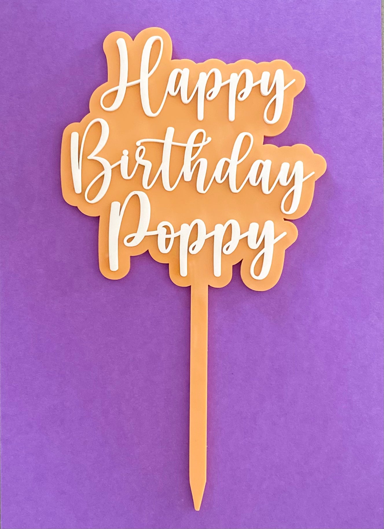 Cake Topper - Double Layer