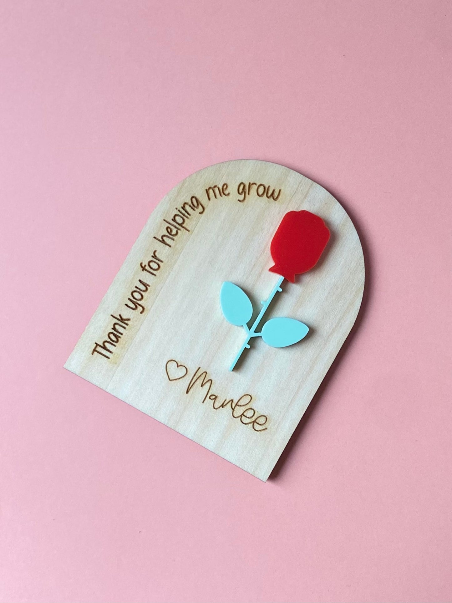 Teacher Flower Magnet