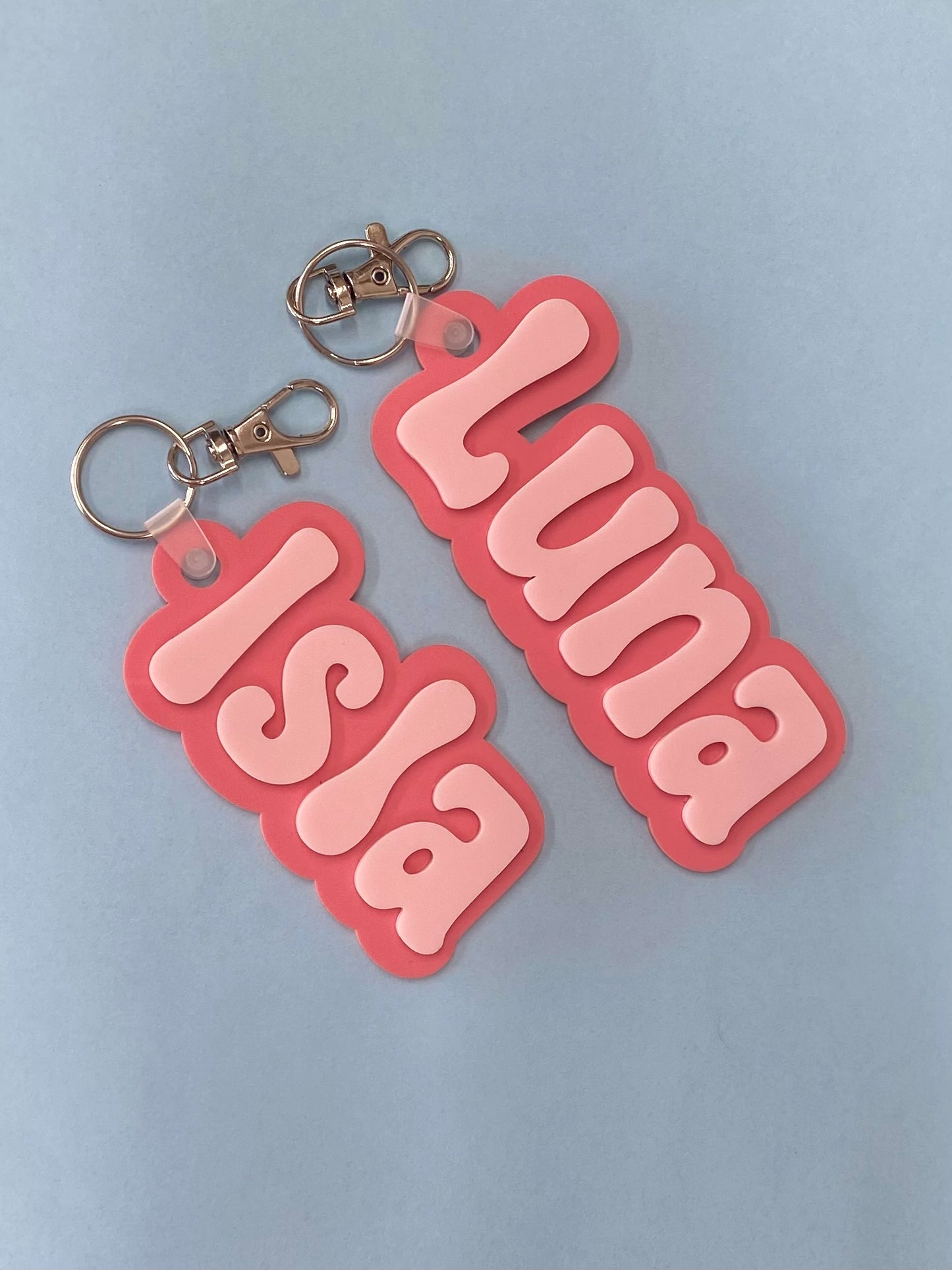 Keyring  "Groovy Colour-block"