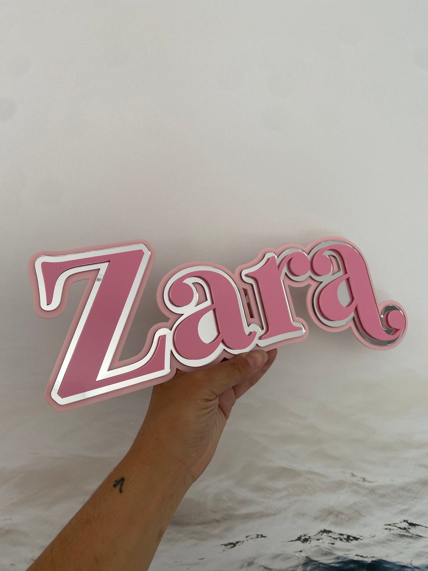 3 Layered Name Plaque