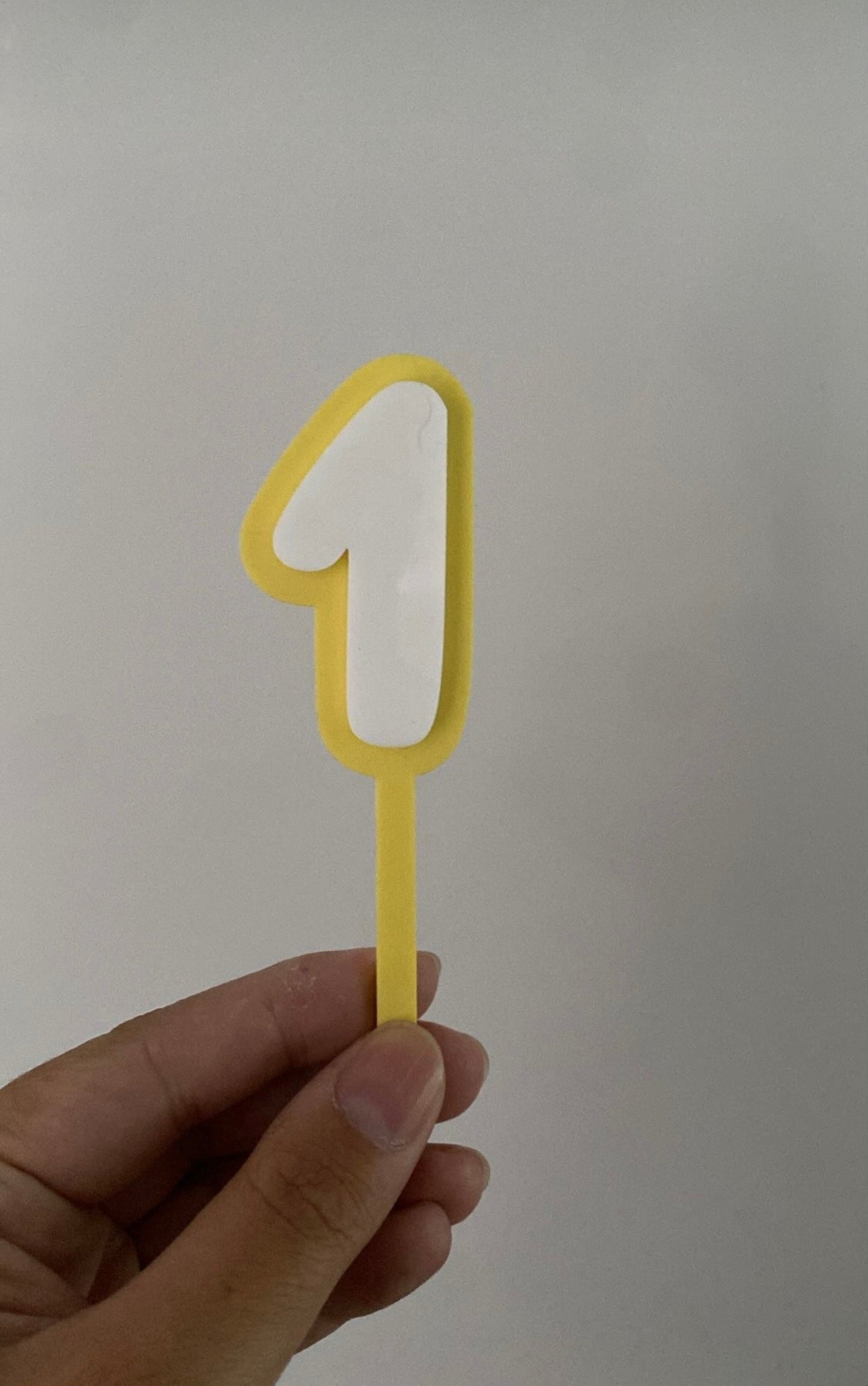 Number Cake Topper