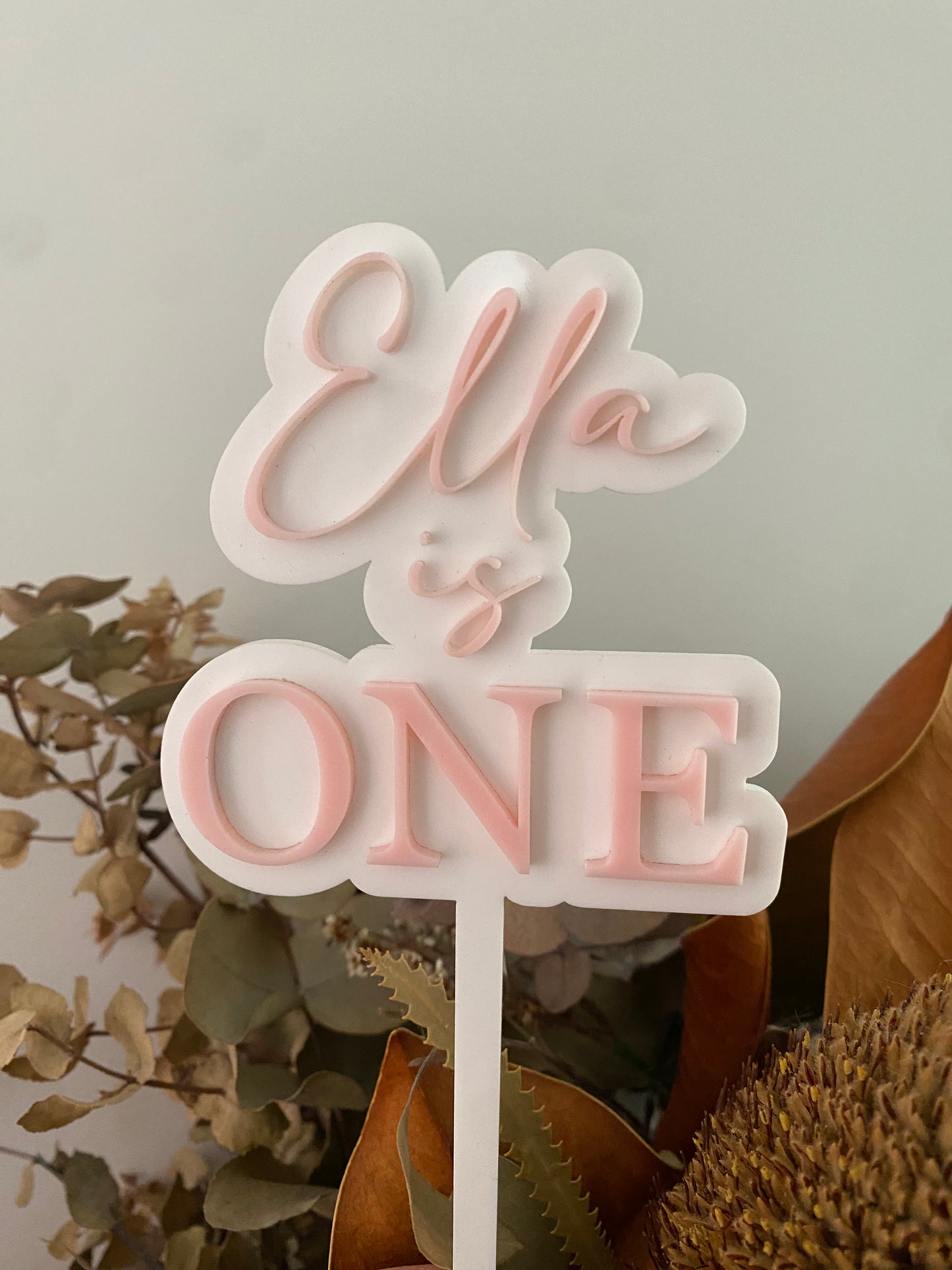 3D Age Cake Topper