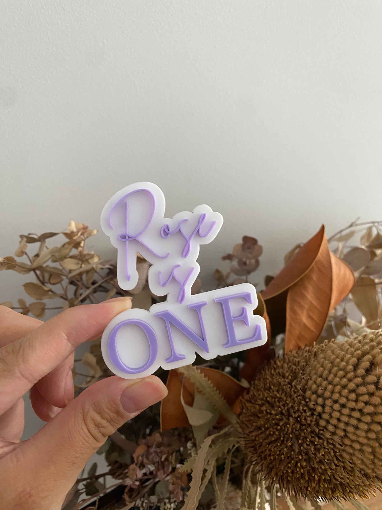 Cake Topper - Double Layer