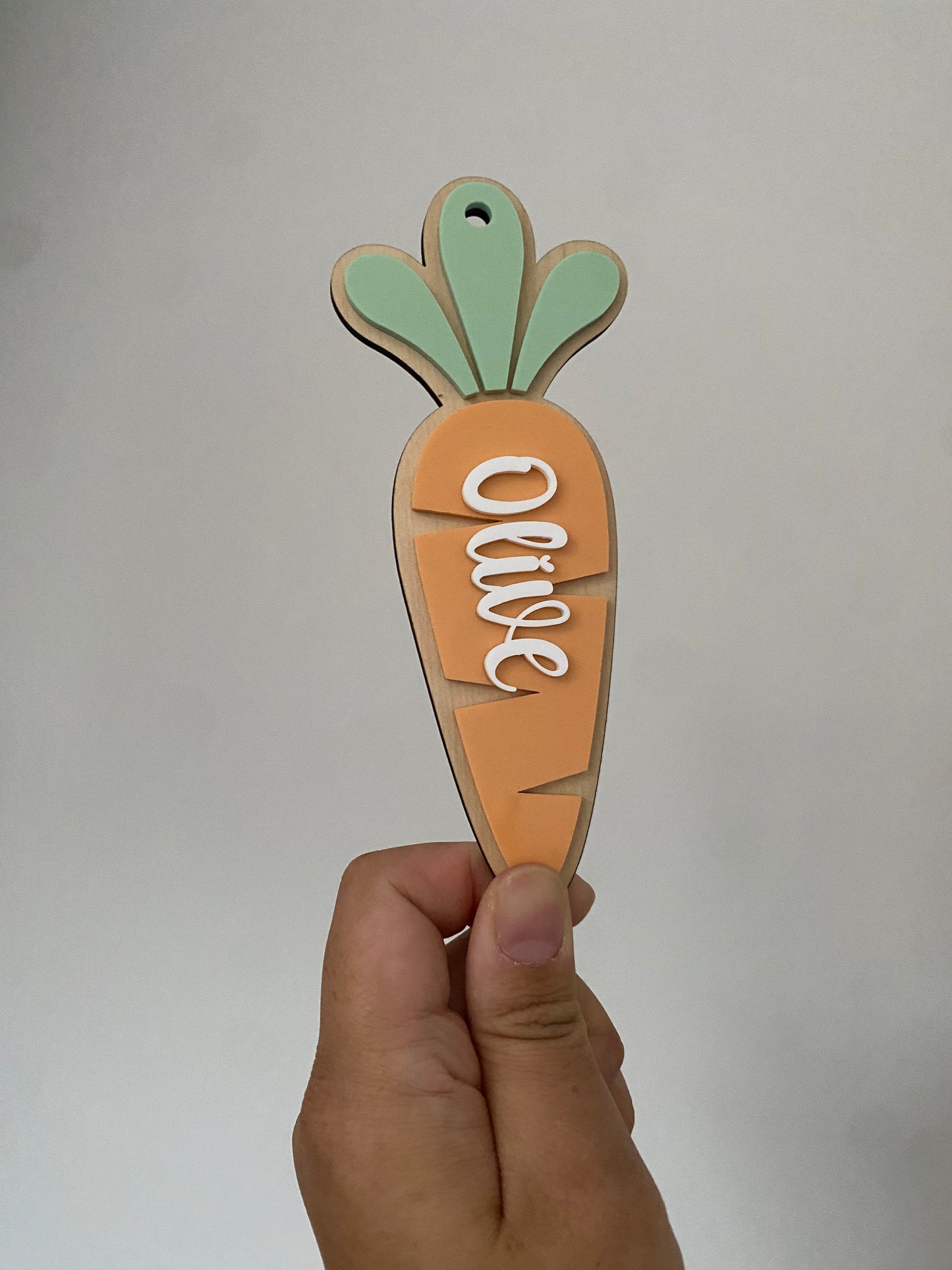 Easter Carrot Tag