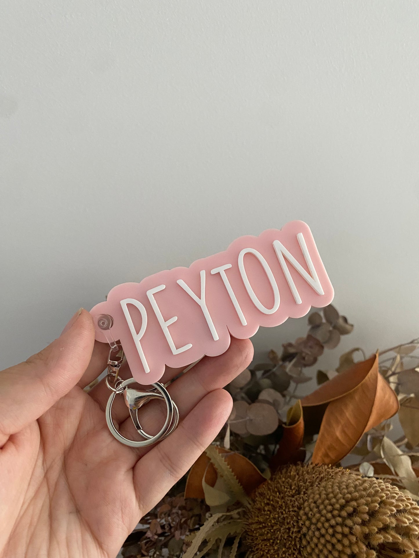 Keyring "Block Lettering"