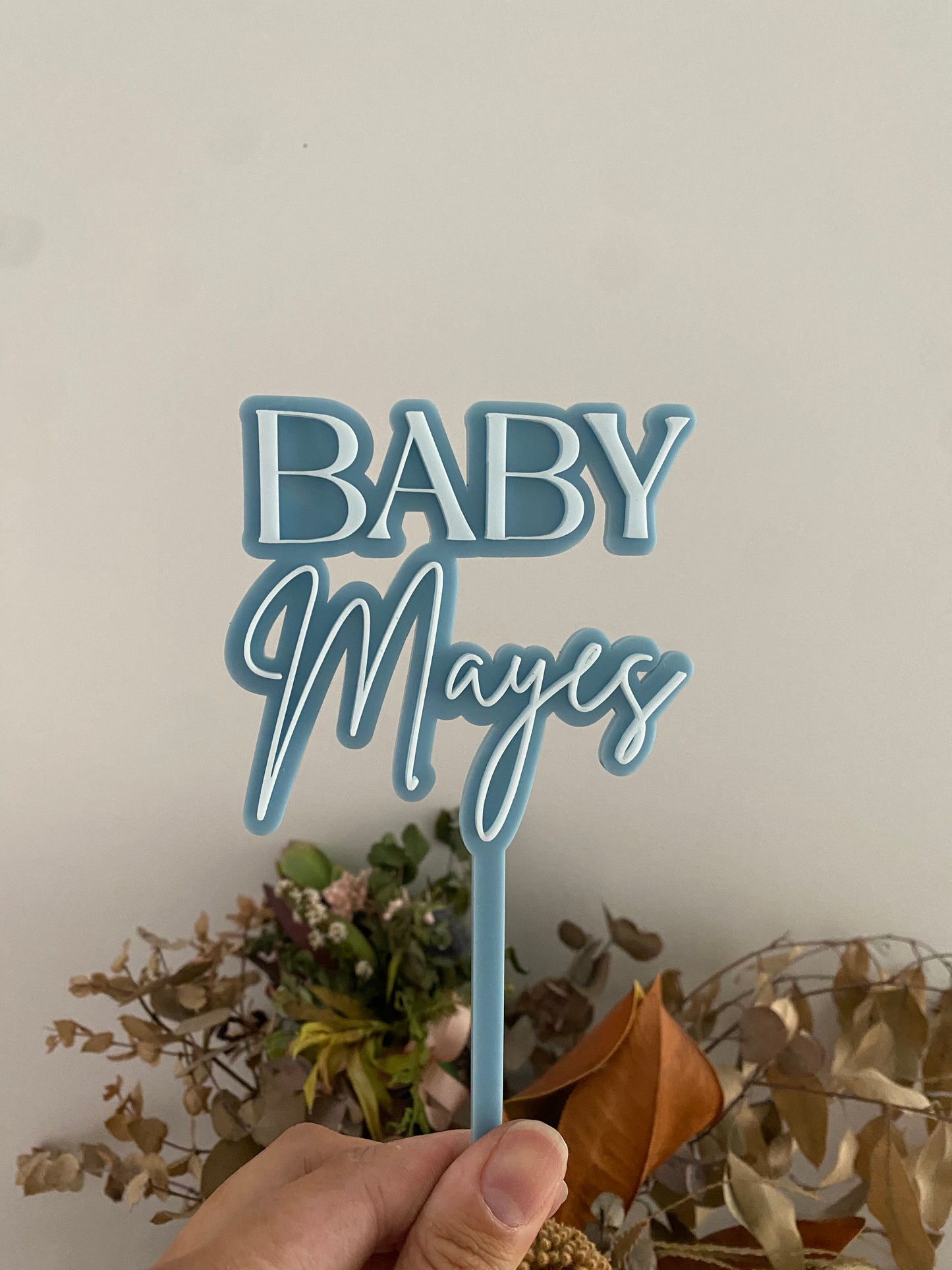 Baby Shower Cake Topper