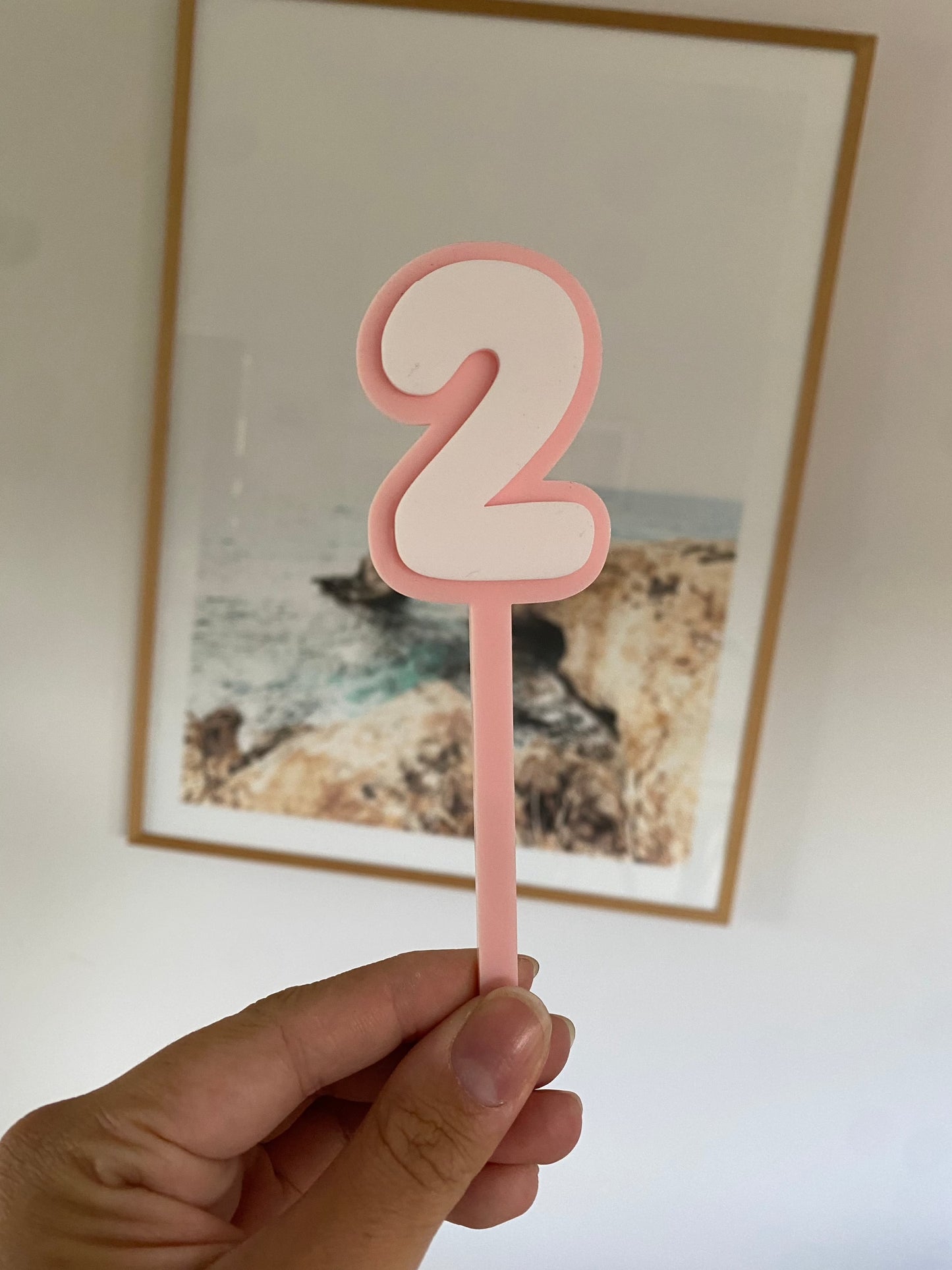 Number Cake Topper