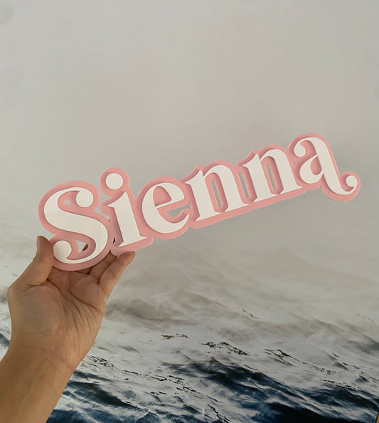 3D Name Plaques