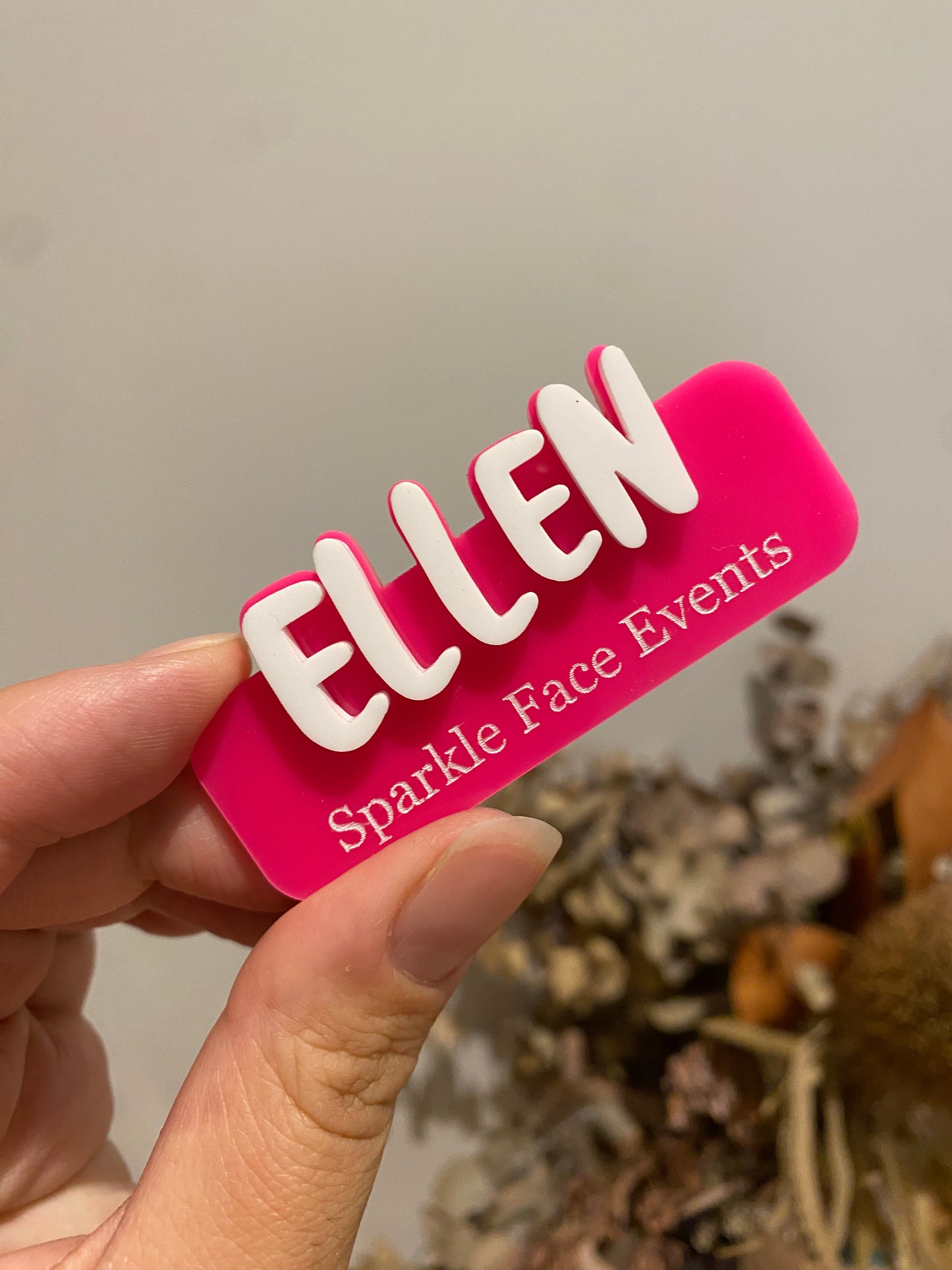 3D Name Badge