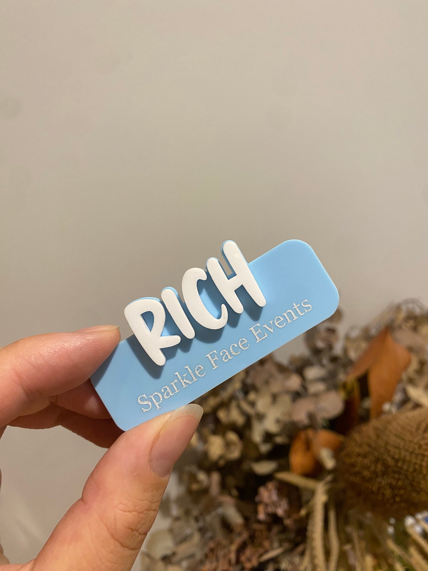 3D Name Badge