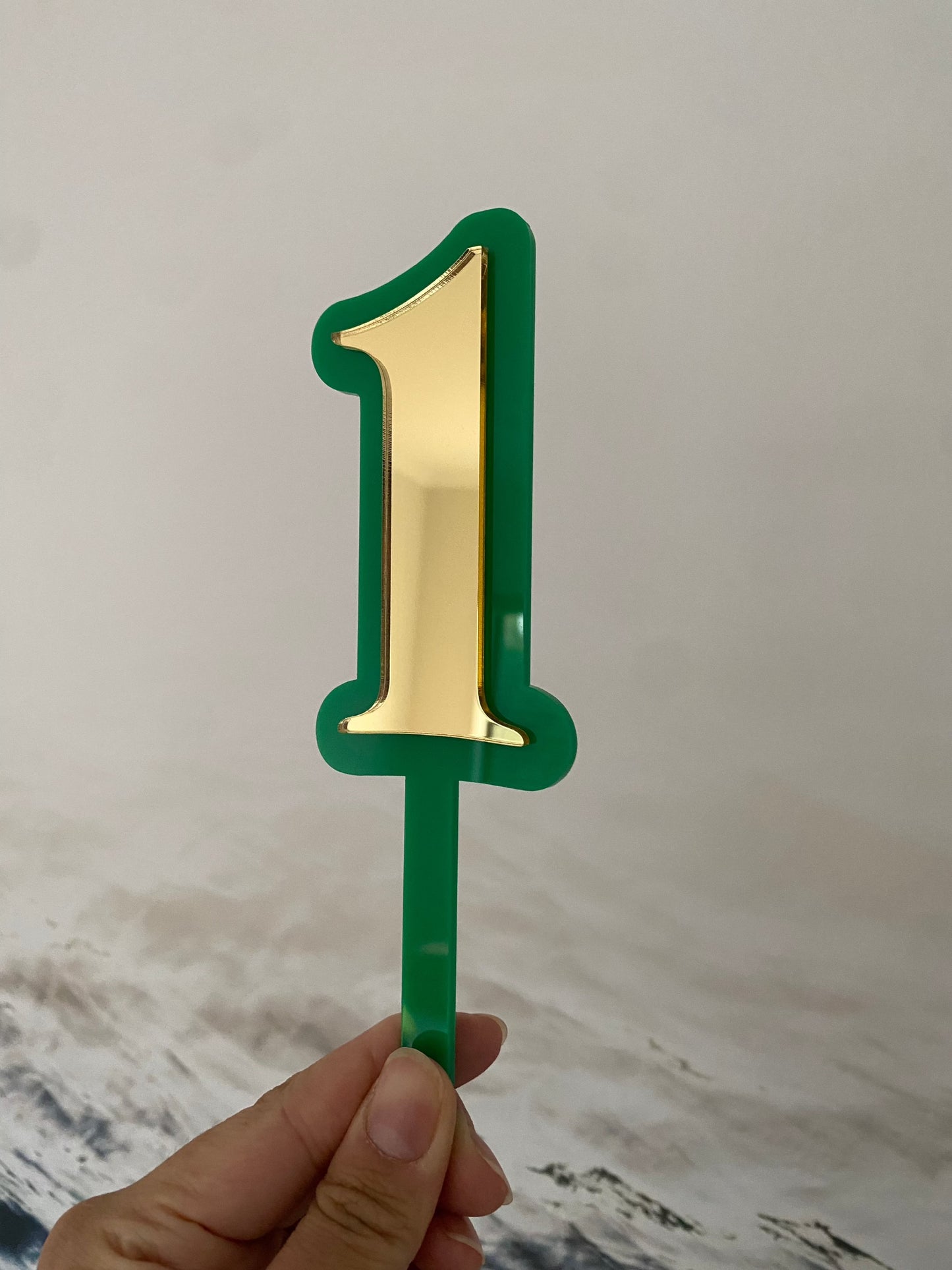 Number Cake Topper