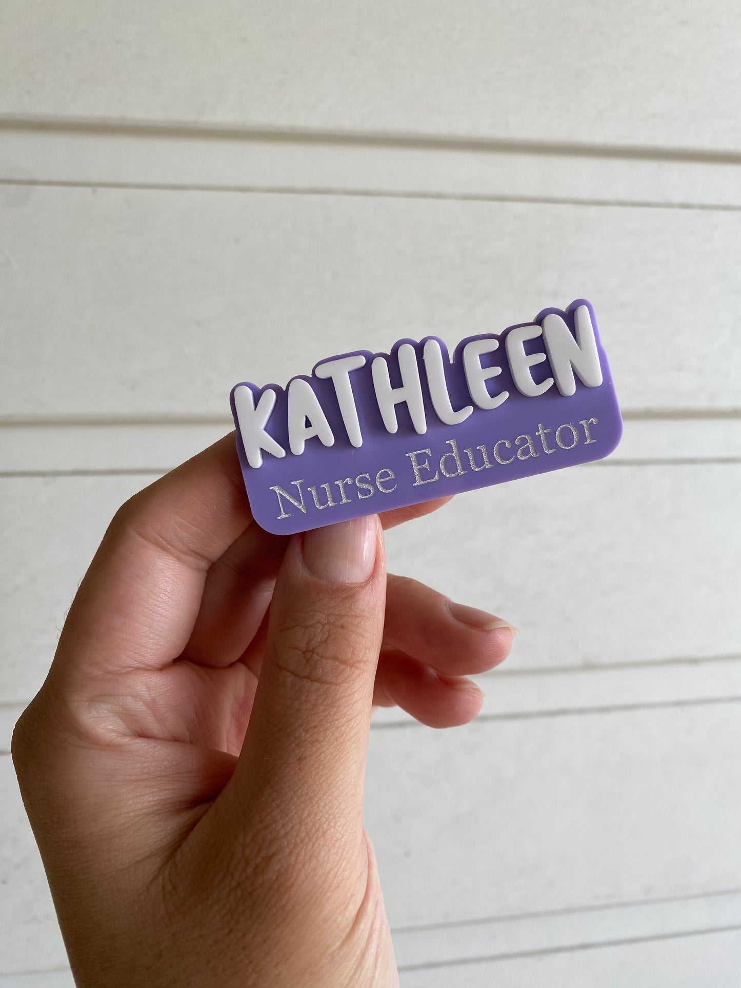 3D Name Badge