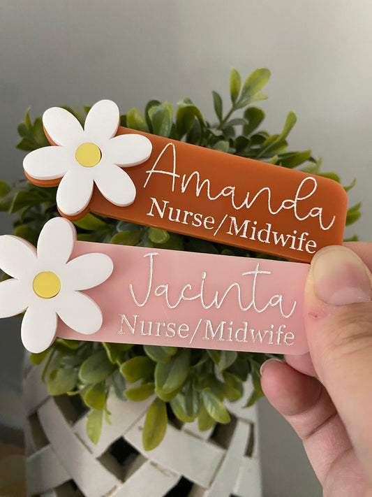 Daisy Name Badge