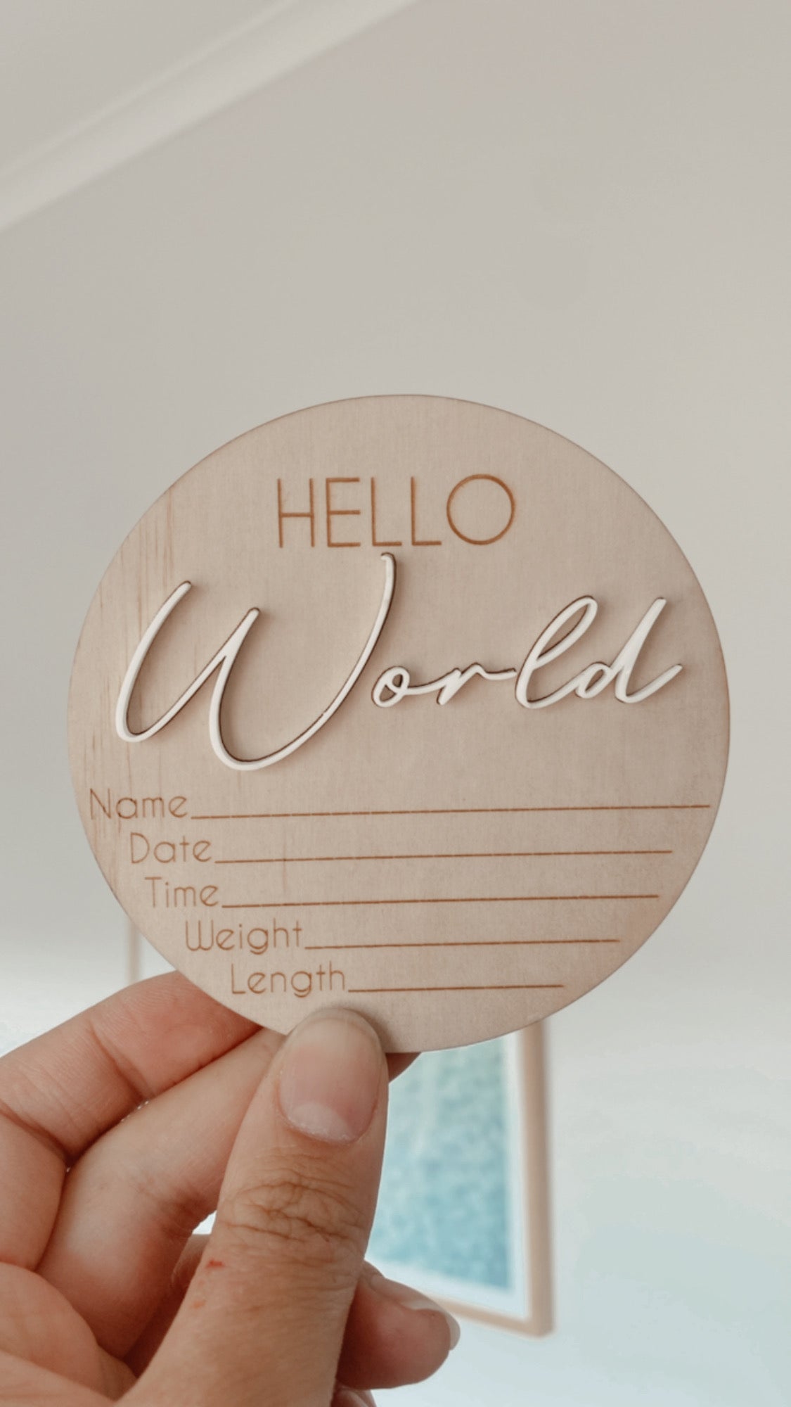 Birth Details Disc - Hello World