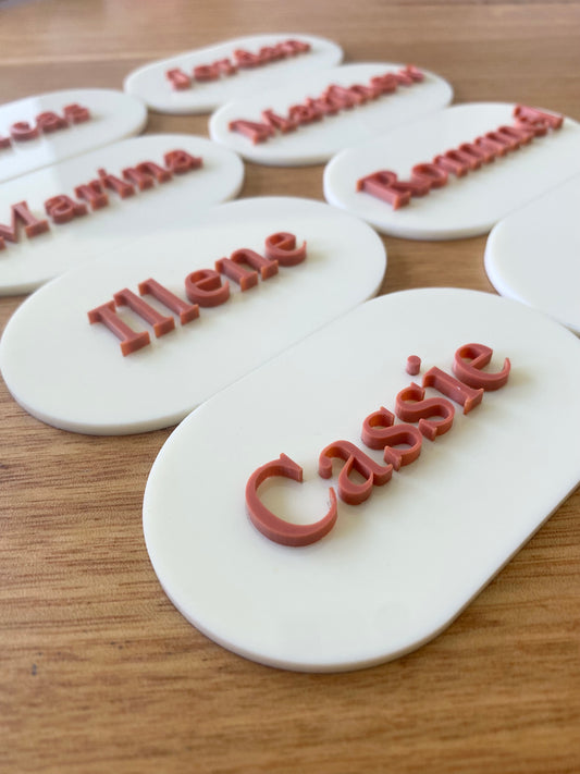 3D Place Cards