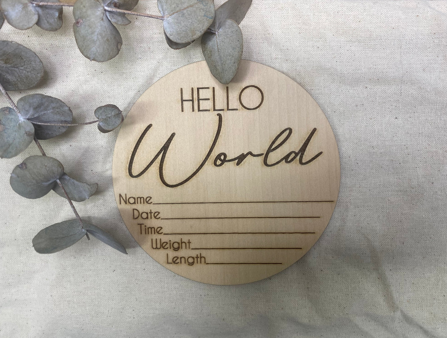 Birth Details Disc - Hello World