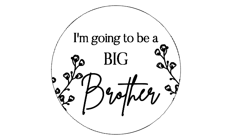 Baby Announcement Big Sister/Brother